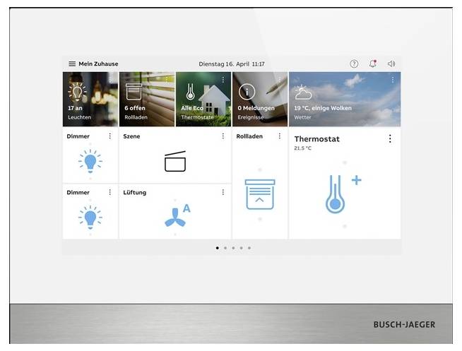 Busch-Jaeger 2TMA130050W0068 Bediengerät H8236-5W-03