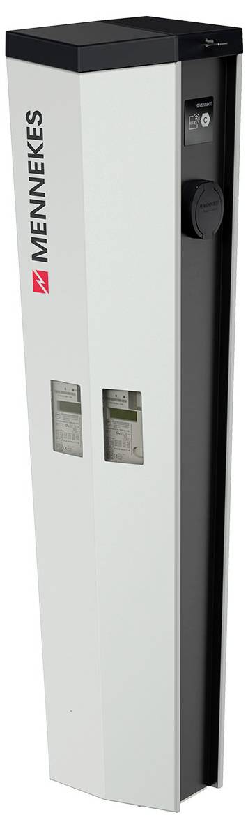 Ein weißer Deckenventilator mit fünf Blättern, die in der Mitte ein gelbes Gitter oder Muster aufweisen; der Ventilator ist ausgeschaltet.