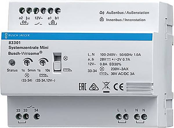 Busch-Jaeger 2CKA008300A0462 Steuereinheit 2-Draht Steuereinheit  Mehrfarbig