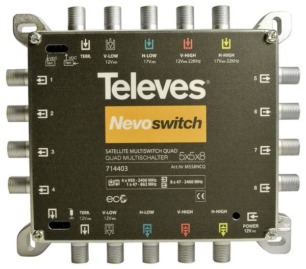 Televes MS58NCQ SAT Multischalter