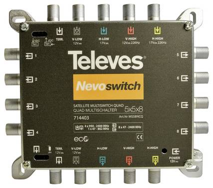 Televes MS58NCQ SAT Multischalter