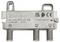 Metallischer bidirektionaler Signalteiler mit der Bezeichnung „Televes" für 5-2400 MHz, mit Zertifizierungen und Modellnummer 519502/SAV25FZ.