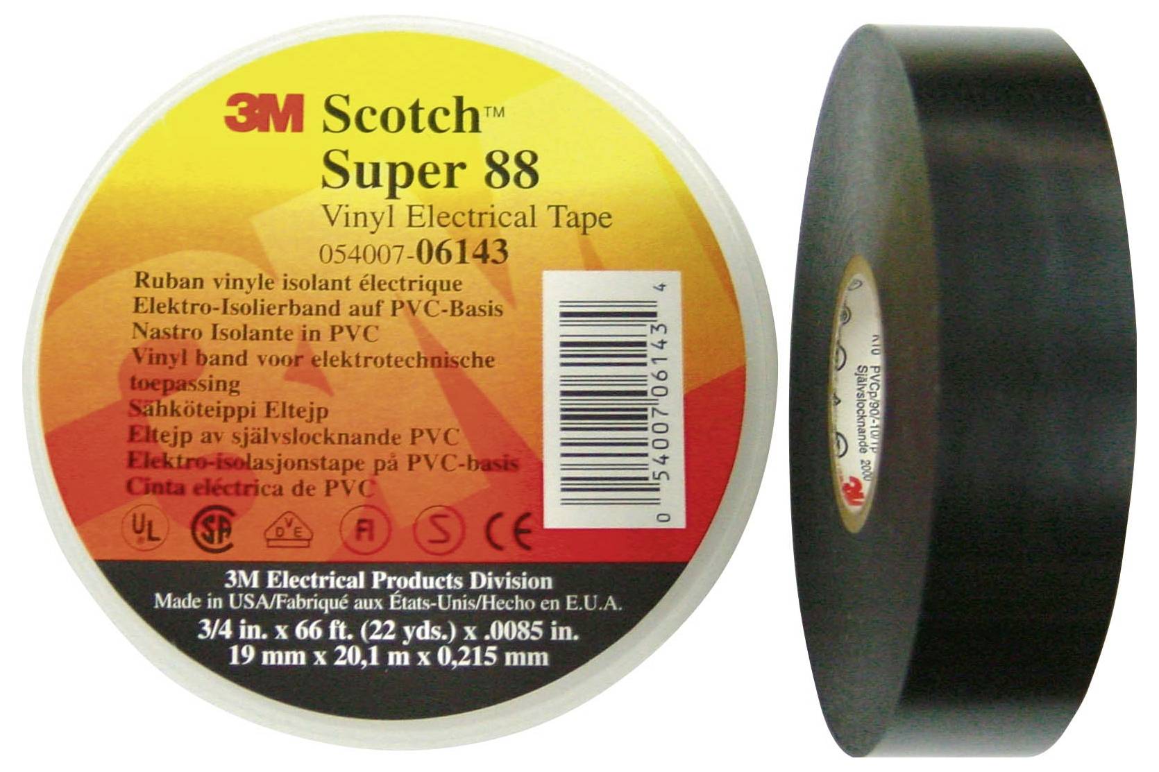3M ScotchSuper88 19x20 7100079942 Isolierband 1 St.