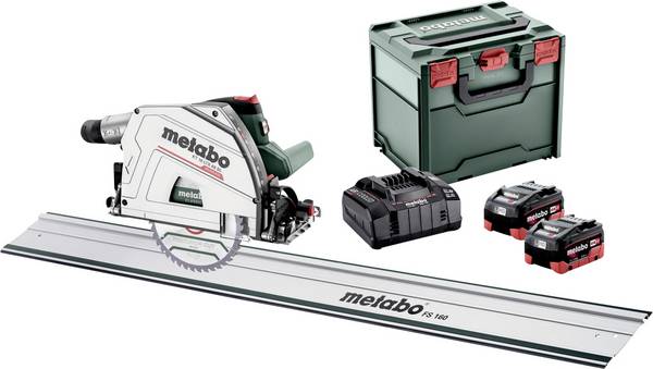 Metabo  Akku-Handkreissäge-Set Schnitttiefe max. (90°) 66 mm  inkl. Akku, inkl. Ladegerät  18 V 8 Ah