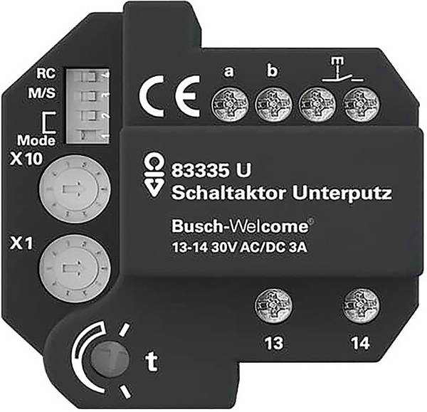 Busch-Jaeger 2CKA008300A0327 Schaltaktor 2-Draht Funktionsmodul  Mehrfarbig
