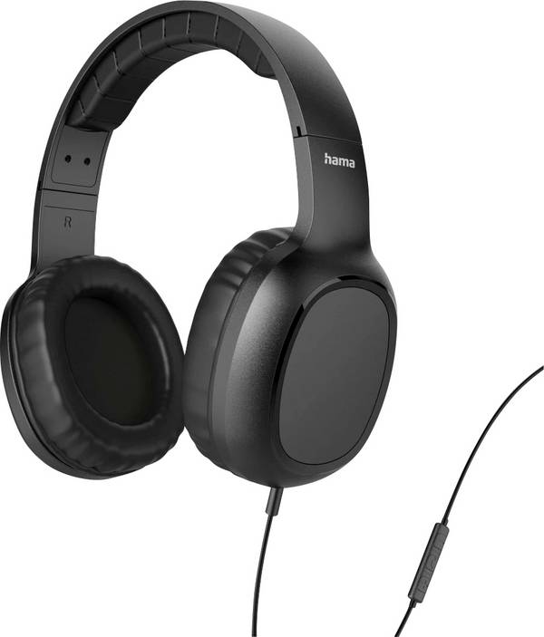 Hama Fun II Over Ear Kopfhörer kabelgebunden Schwarz