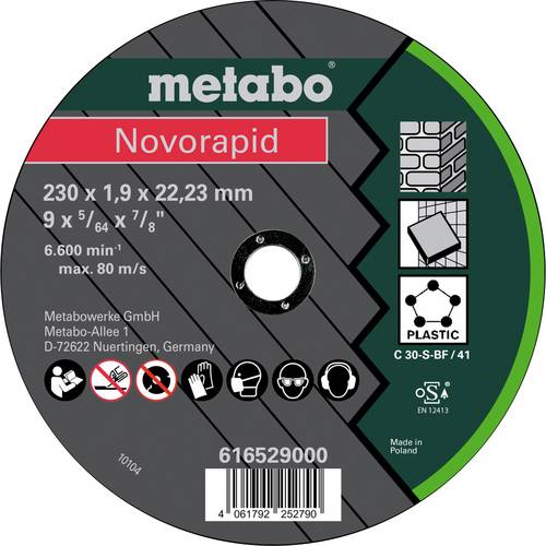 Metabo 616529000 Trennscheibe 230 mm 25 St. Blech