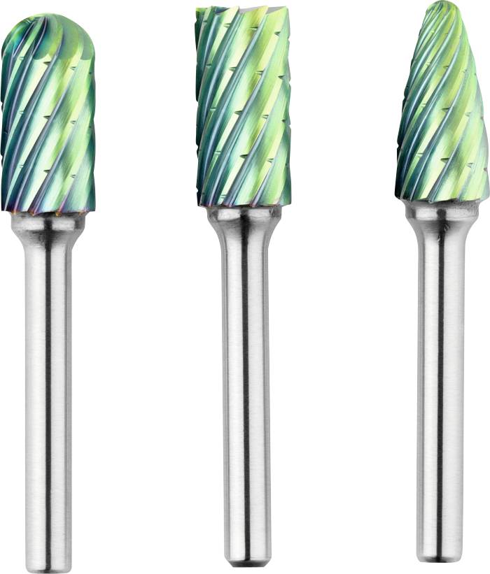 Thumbnail - Metabo 628594000 Frässtift-Set Hartmetall Konisch Schaftdurchmesser 6 mm