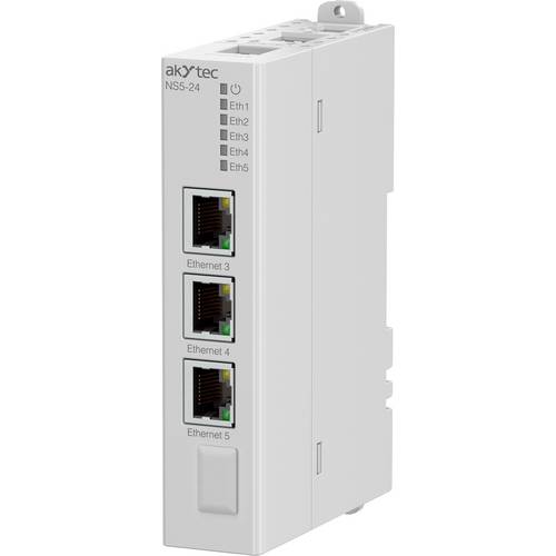 akYtec NS5-24 148567 SPS-Industrial Ethernet Switch 24 V/DC