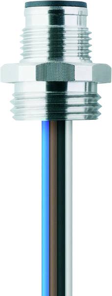 Escha 8027383 Flanschstecker 0.5 m Polzahl Sensoren: 4 1 St.