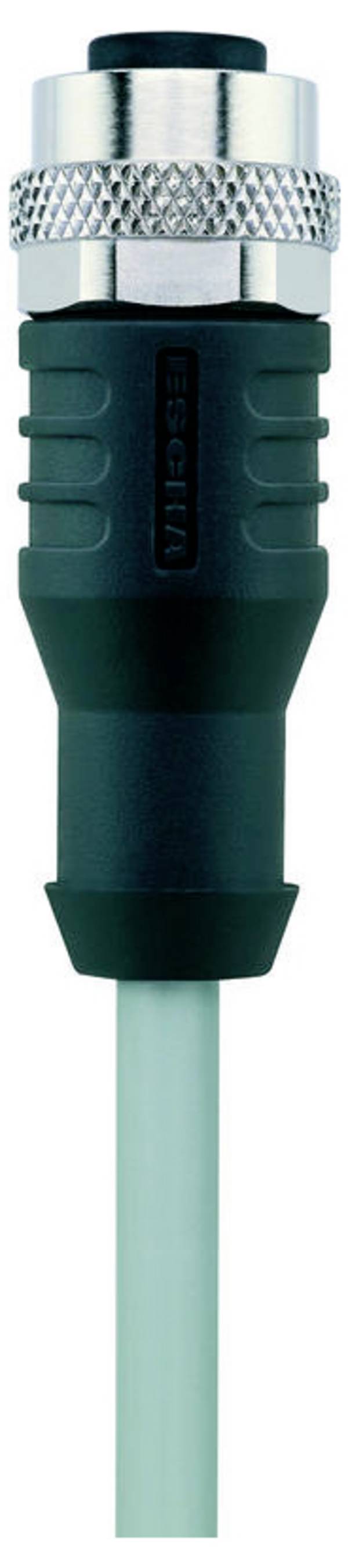 Escha 8051055 Sensor-/Aktor-Anschlussleitung M12 5.0 m Polzahl Sensoren: 4 1 St.