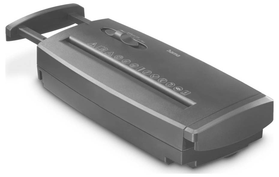 Hama Classic S60 Papierversnipperaar 6 vellen 6 mm P-2 Ook geschikt voor Creditcards, Paperclips