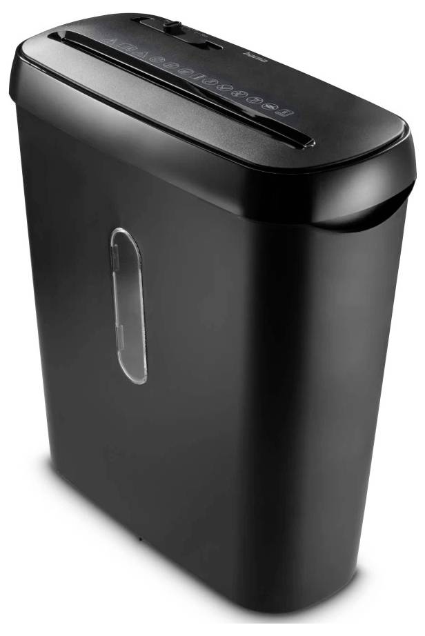 Hama Classic S61 Papierversnipperaar 7 vellen 6 mm P-2 8 l Ook geschikt voor Creditcards