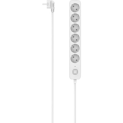 Hama 00116078 Steckdosenleiste mit Schalter Weiß Schutzkontakt 1 St.