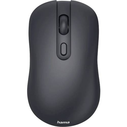Hama WM-200 Maus Kabellos, Funk Optisch Schwarz 4 Tasten 1600 dpi