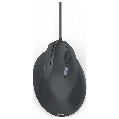 Hama ECM-500R Maus Kabelgebunden Optisch Schwarz 7 Tasten 1800 dpi Ergonomisch