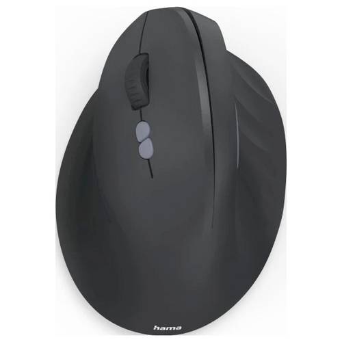 Hama EWM-500L Maus Kabellos, Funk Optisch Schwarz 7 Tasten 1800 dpi Ergonomisch
