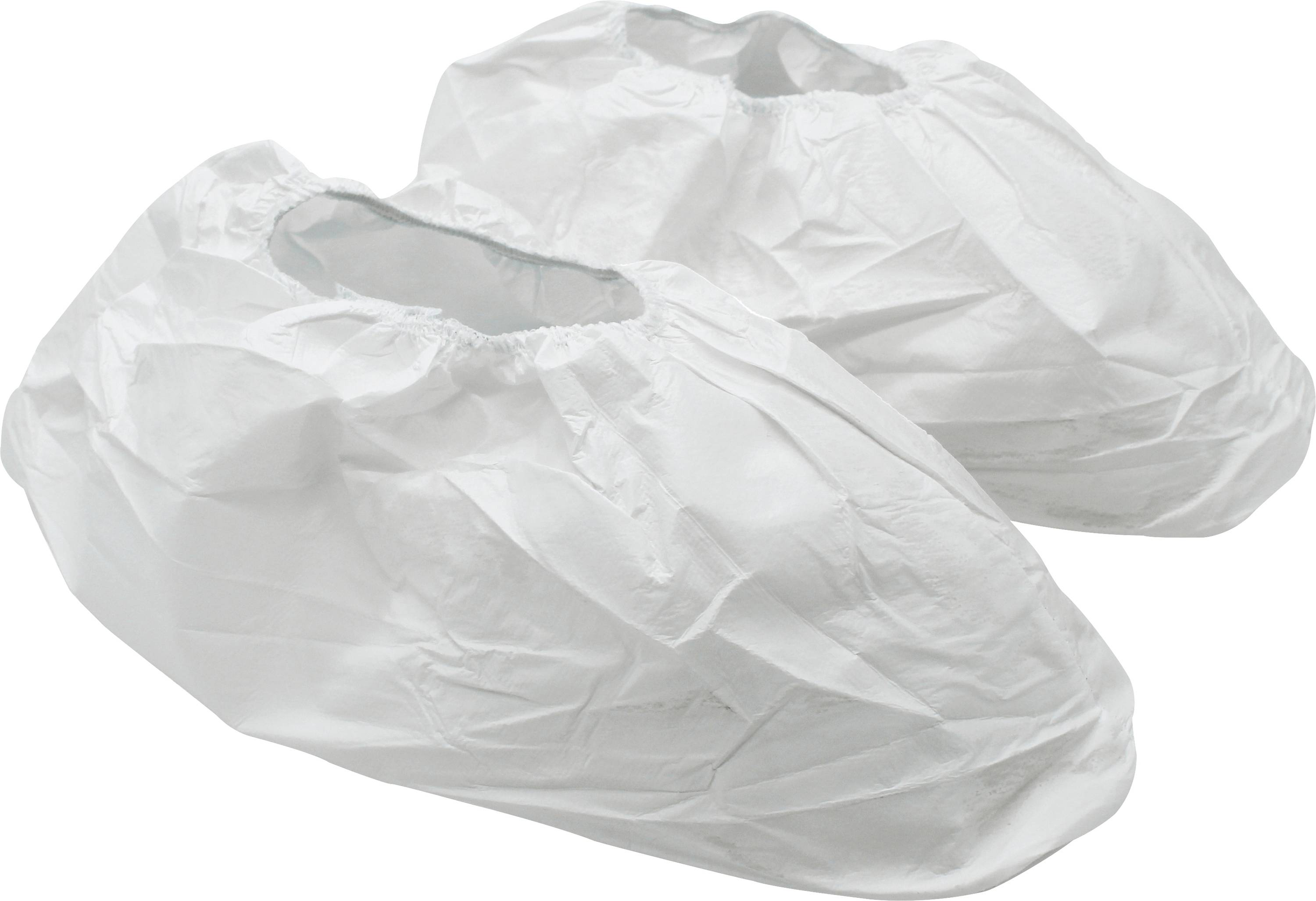 Cimco 140259 Wegwerpoverschoenen met elastiek, 10 paar Wit