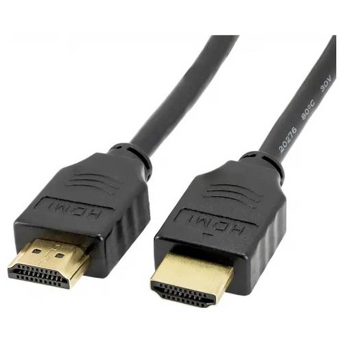 Akyga Anschlusskabel 50 cm Schwarz AK-HD-05A HDMI-Kabel