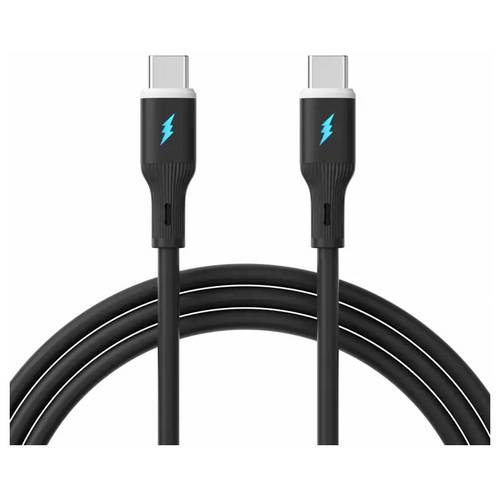Akyga USB-Kabel USB-C® Stecker, USB-C® Stecker 1 m Schwarz AK-USB-67