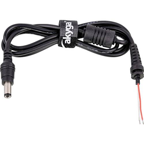 Akyga AK-SC-06 Niedervolt-Adapterkabel Hohlstecker 6.3 x 3.0 mm - offene Kabelenden 1.2 m 1 St.