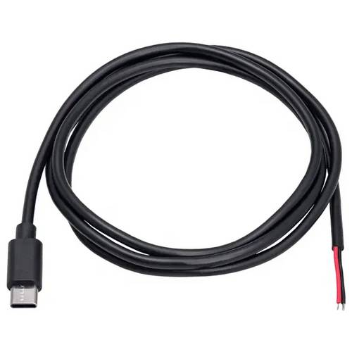Akyga AK-SC-38 Niedervolt-Adapterkabel USB-C® Stecker - offene Kabelenden 1 m 1 St.