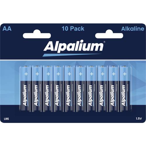 Alpalium Mignon (AA)-Batterie Alkali-Mangan 1.5 V 10 St.