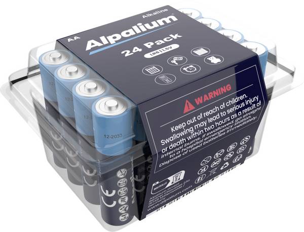 Alpalium Mignon (AA)-Batterie Alkali-Mangan 1.5 V 24 St.