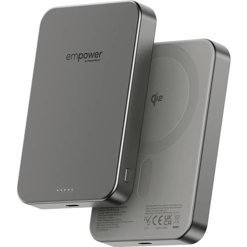 PanzerGlass empower Bank Powerbank 10000 mAh Magsafe, Qi Wireless Charging USB-C® Statusanzeige
