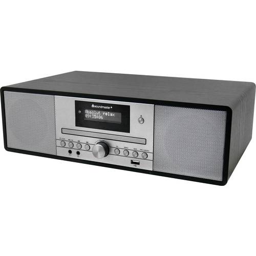 Thumbnail - soundmaster Tischradio DAB+, FM, UKW CD, USB, UKW, MP3, DAB+, AUX Inkl. Fernbedienung, Weckfunktion Schwarz