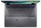 Eine Draufsicht eines geöffneten Laptops mit sichtbarer Tastatur und Trackpad. Auf dem Bildschirm ist ein grün-blau abstraktes Design zu sehen.