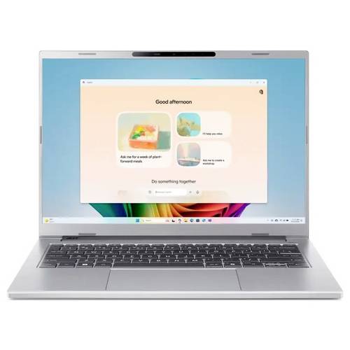 Acer Notebook Aspire 14 AI OLED 35.6 cm (14 Zoll) WUXGA AMD Ryzen AI 5 330 16 GB RAM 1 TB SSD Deutsch, QWERTZ Silber NX....