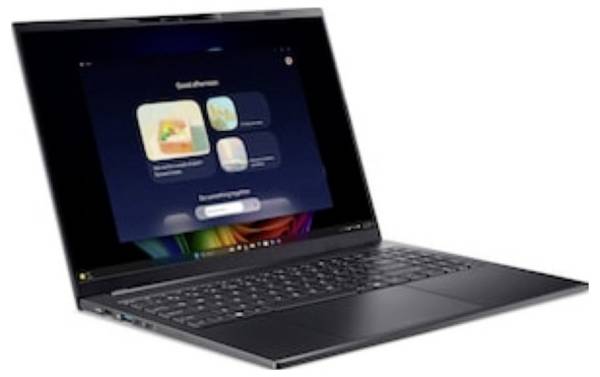 Acer Notebook  Aspire Go 16  40.6 cm (16 Zoll) WUXGA+ Intel® Core™ Ultra 7 256V 16 GB RAM  1 TB SSD Deutsch, QWERTZ       Obsidian Black  NX.JNMEG.002