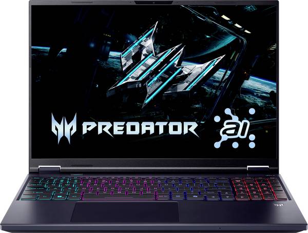 Acer Gaming Notebook Predator Helios 16 AI  40.6 cm (16 Zoll) WQXGA Intel® Core™ Ultra 9 275HX 24 GB RAM  1 TB SSD Deutsch, QWERTZ    NVIDIA GeForce RTX 5090  GDDR7 Schwarz  NH.QW0EG.003