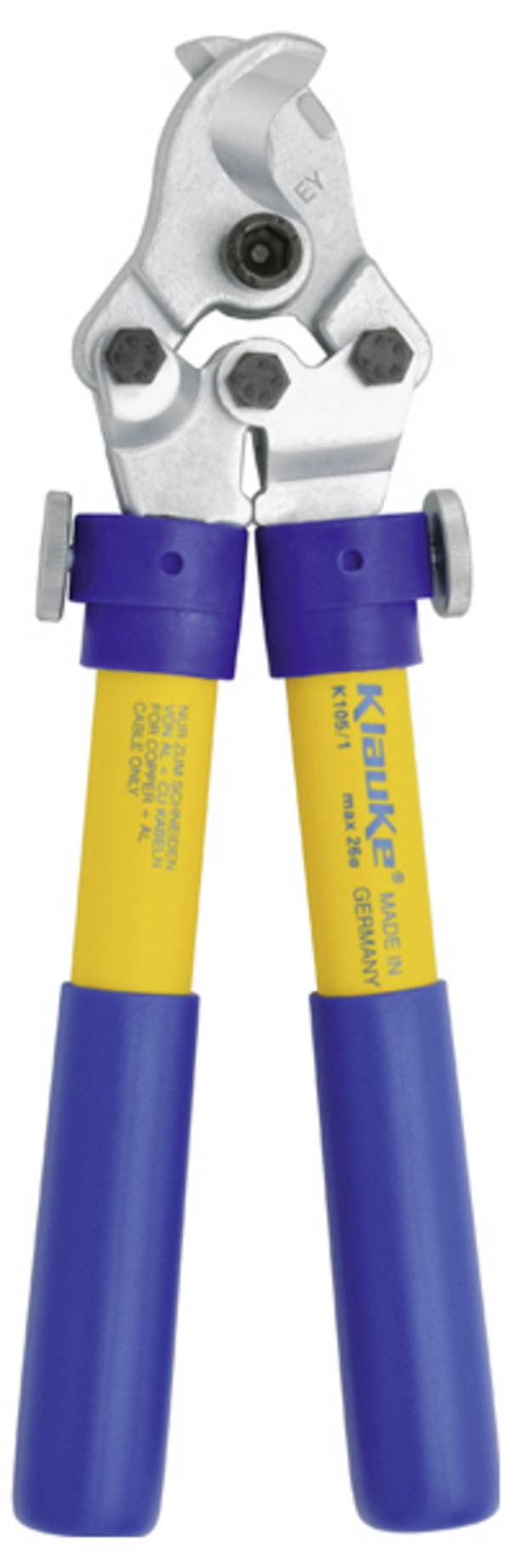 Klauke K1051 Kabelschere Geeignet für (Abisoliertechnik) Alu- und Kupferkabel, ein- und mehrdrähtig 26 mm