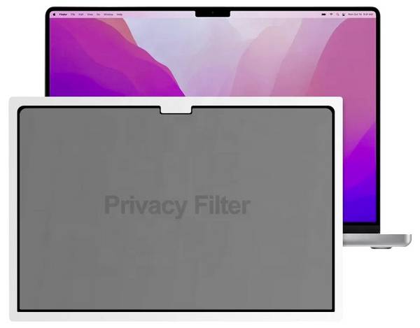 Renkforce RF-LABWP-1000 Blickschutzfolie Notebook, MacBook 35,6 cm (14") Bildformat: 16:9 RF-7107966 Universal Universal
