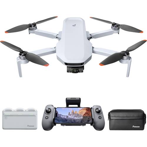 Potensic ATOM 2 Fly More Combo Quadrocopter RtF Kameraflug, GPS-Funktion Grau