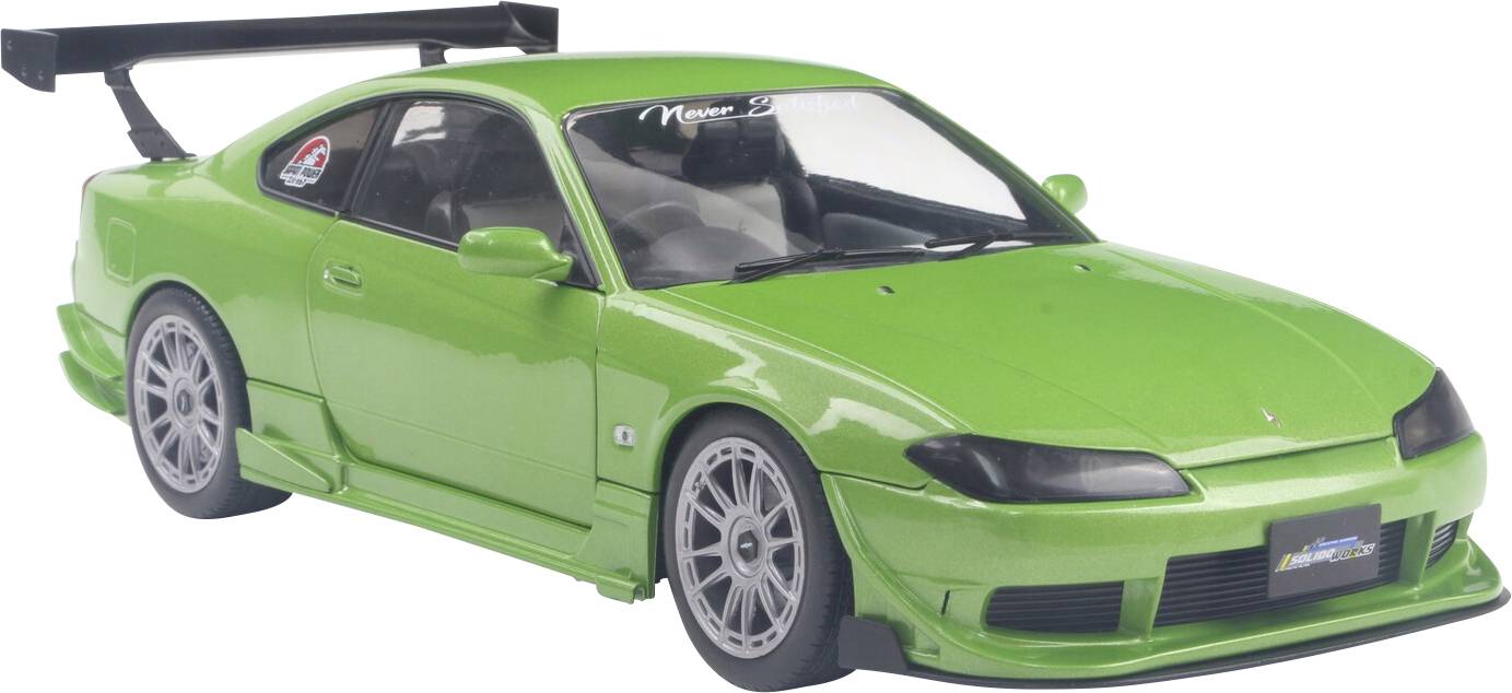 Solido PKW Modell Nissan Silvia S15 SPEC-R AERO grün Fertigmodell PKW Modell