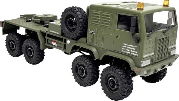 Hobby Plus 1:18 CR-18P 8X8 Terranaut ( AWS ) Brushed 1:18 RC Modellauto  Crawler  RtR 2,4 GHz Inkl. Akku und Ladegerät