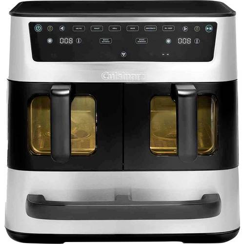 Thumbnail - Cuisinart TriZone Heißluft-Fritteuse 13.6 l Silber, Schwarz