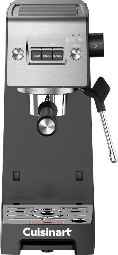 Cuisinart Slim EM160E Espressomaschine Schwarz, Silber