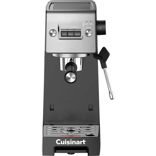 Cuisinart Slim EM160E Espressomaschine Schwarz, Silber