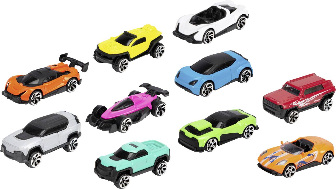 Dickie Toys Die-cast Vehicles 10 Pack Fertigmodell PKW Modell