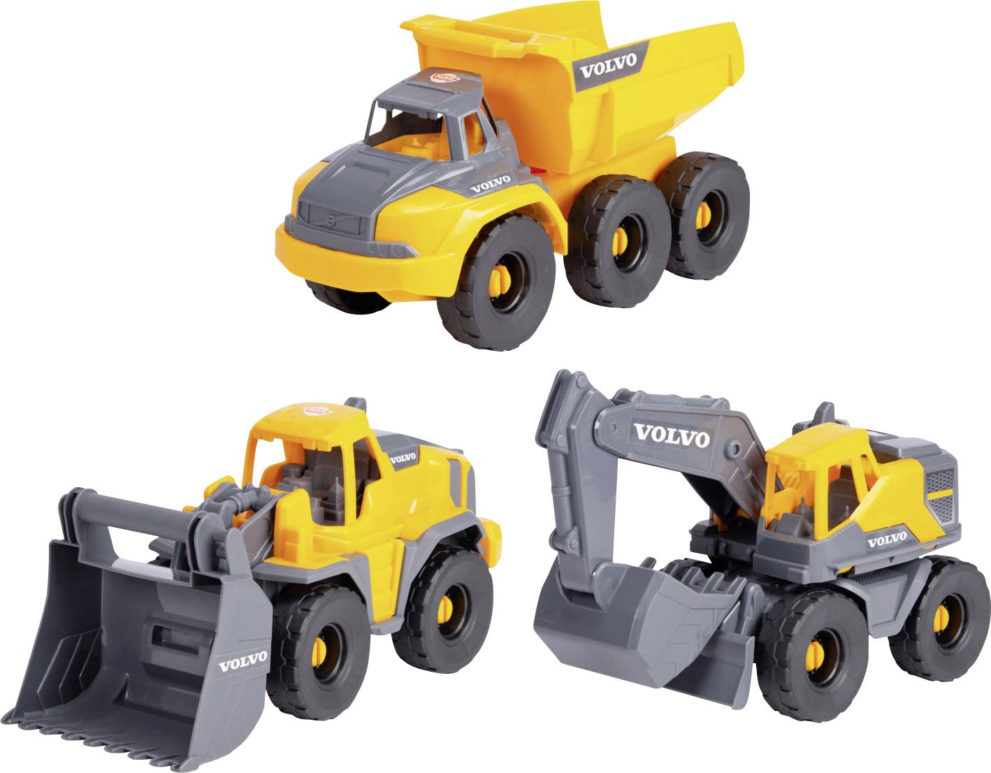 Dickie Toys Volvo Volvo Tough Work Force Fertigmodell Baufahrzeug Modell