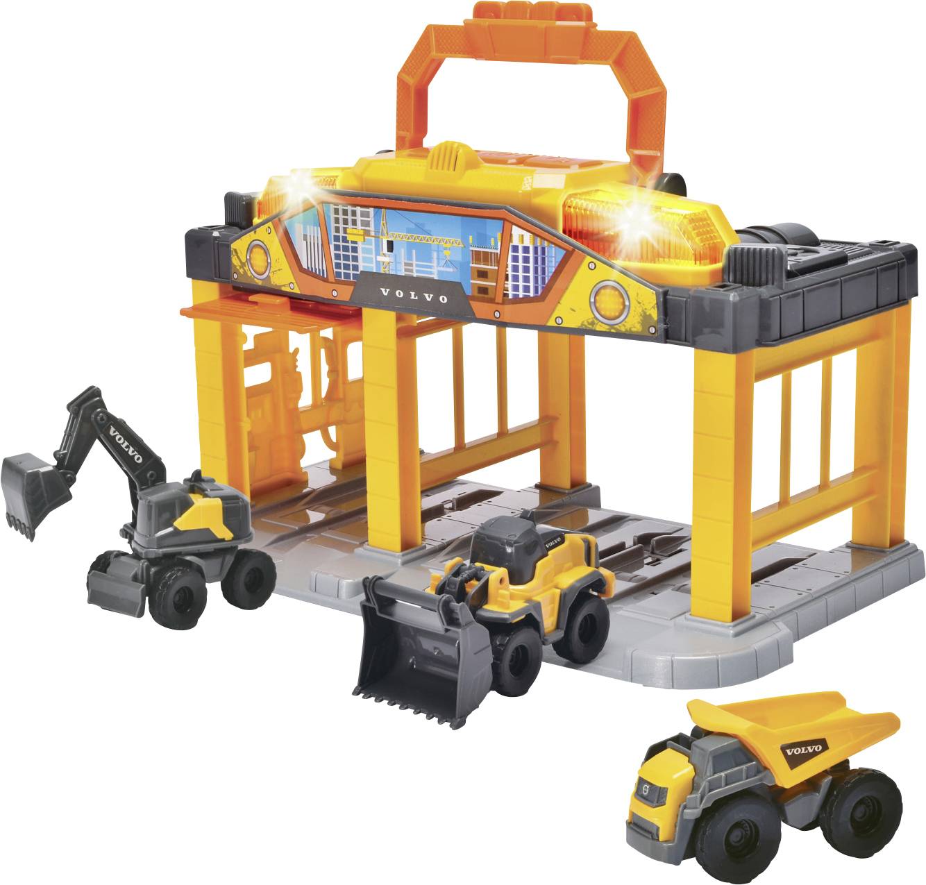 Thumbnail - Dickie Toys Volvo Micro Construction Station Fertigmodell Auto-Station