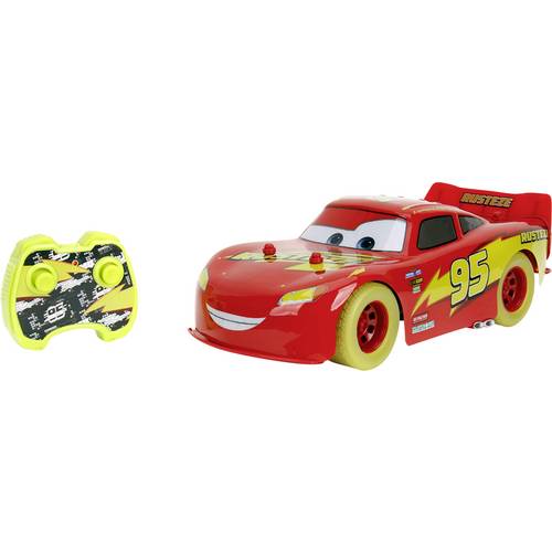 JADA TOYS 9335563314R00 RC Lightning McQueen Glow Racers 1:14 1:14 RC Einsteiger Modellauto Elektro Rennwagen