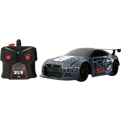 JADA TOYS 9335756314R00 RC Godzilla 2009 Nissan GT-R 1:16 1:16 RC Einsteiger Modellauto Elektro Sportwagen