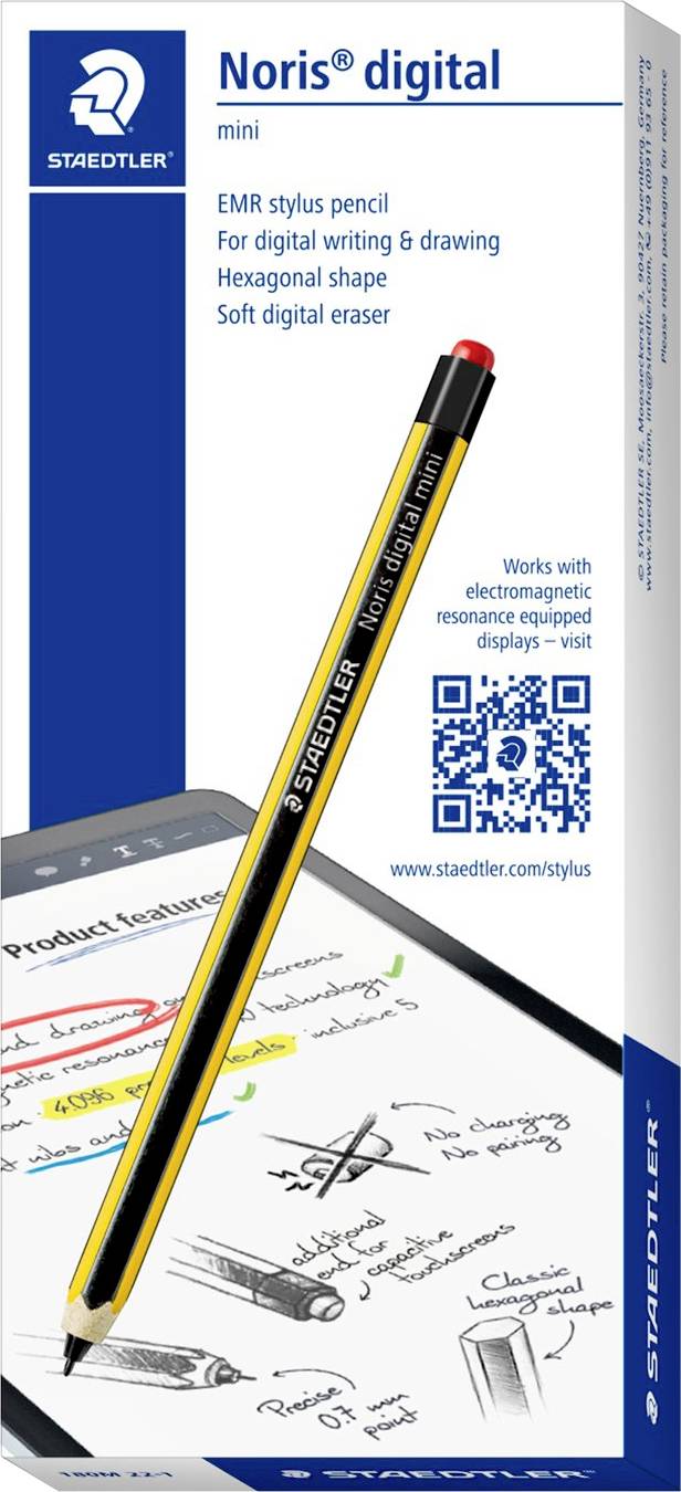 Staedtler Noris digital mini Touchpen Schwarz, Gelb