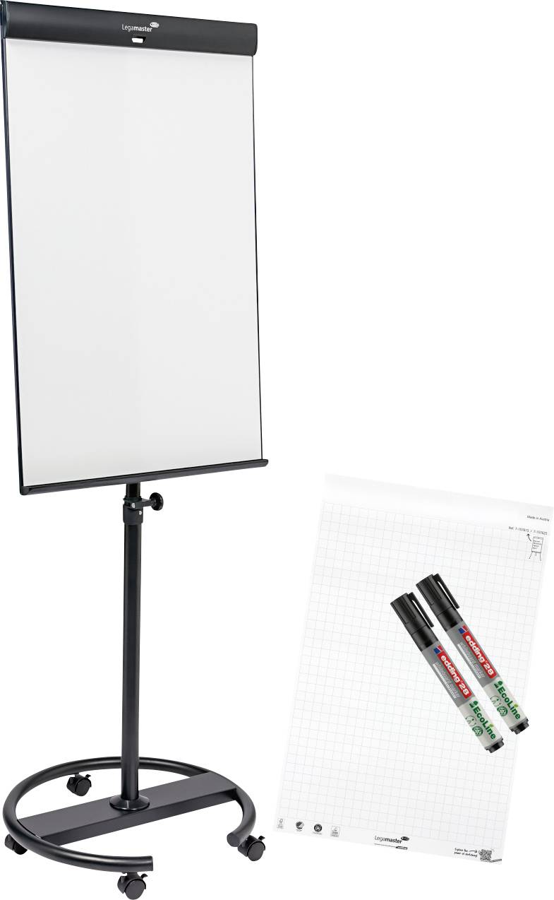 Legamaster Mobiles Flipchart SKETCH PRO (B x H x T) 680 x 2050 x 640 mm abwischbar, beschriftbar, höhenverstellbar, Inkl...