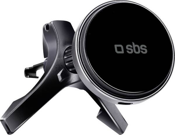 sbs mobile Snap Charge Lüftungsgitter Handy-Kfz-Halterung Magnetbefestigung, 360° drehbar, mit Induktionsladefunktion